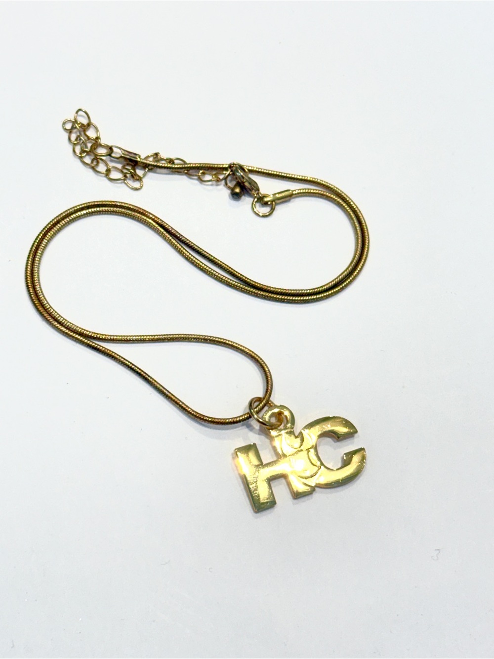 Rare Hooters Calendar HC Gold-Tone Pendant Necklace